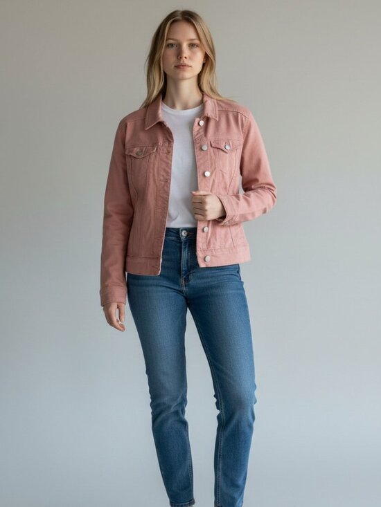 Market & Spruce Jackets & Blazers - 💗 Market & Spruce Pink Denim Jacket | Size 1X | Stretch | Chic Layer 💗